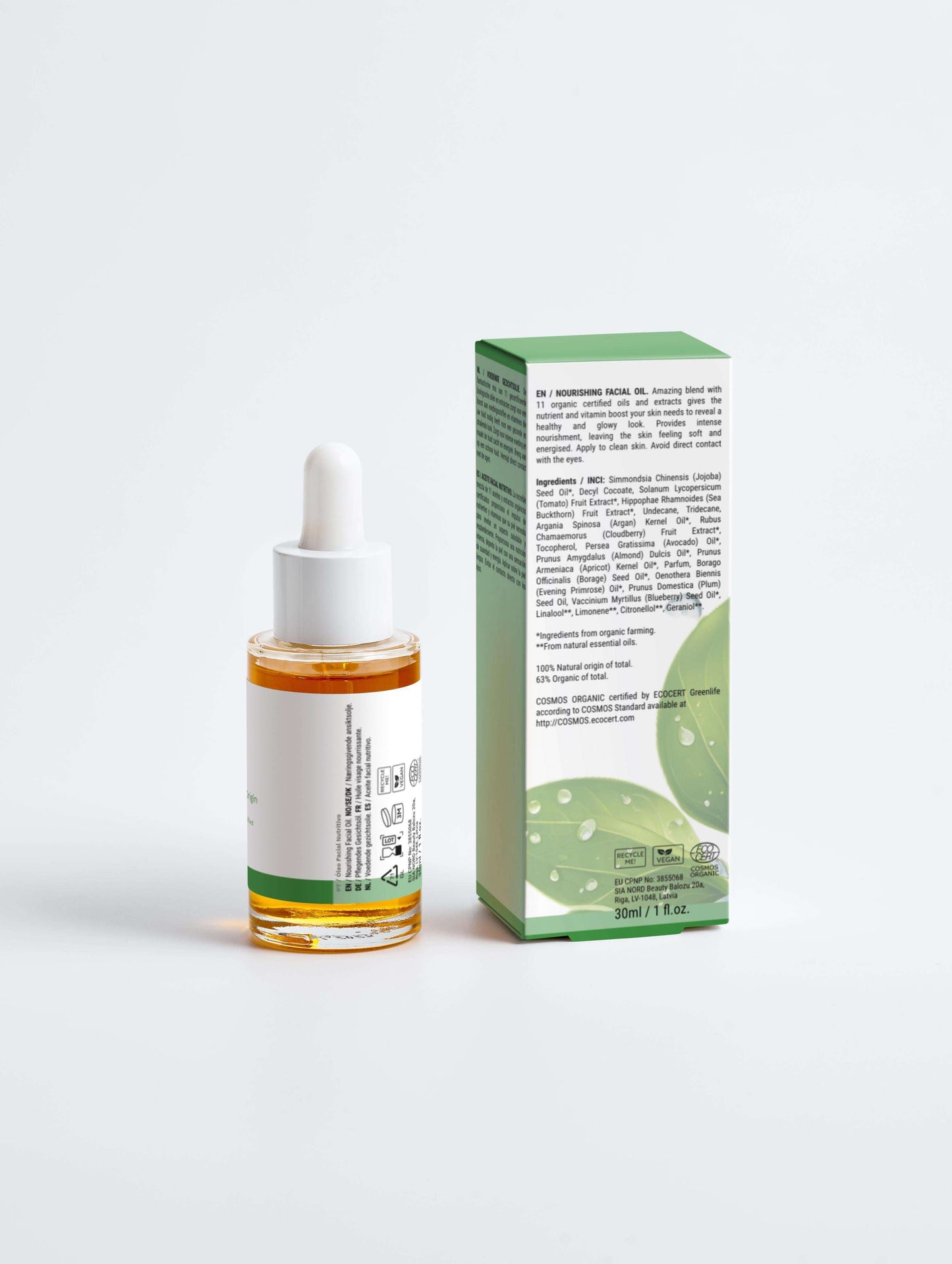 Nourishing Facial Oil | 30 ml | Unnamed Cosmetics