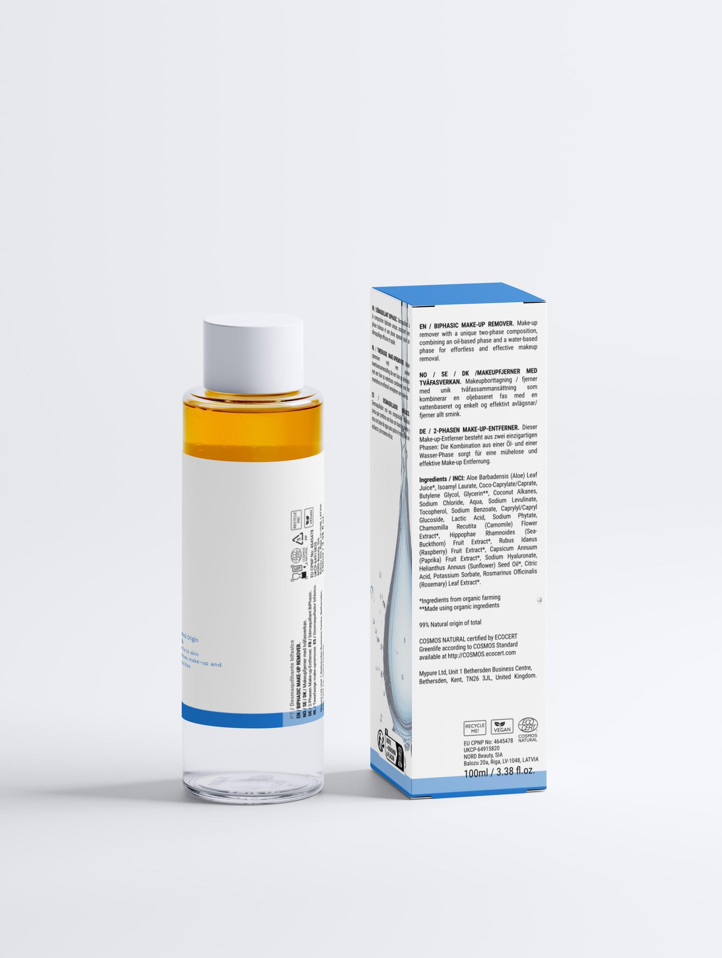Desmaquillante Bifásico | 100 ml | Unnamed Cosmetics