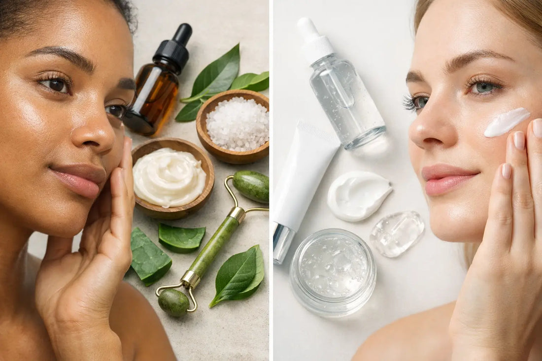 Natural versus synthetic skincare: o que importa