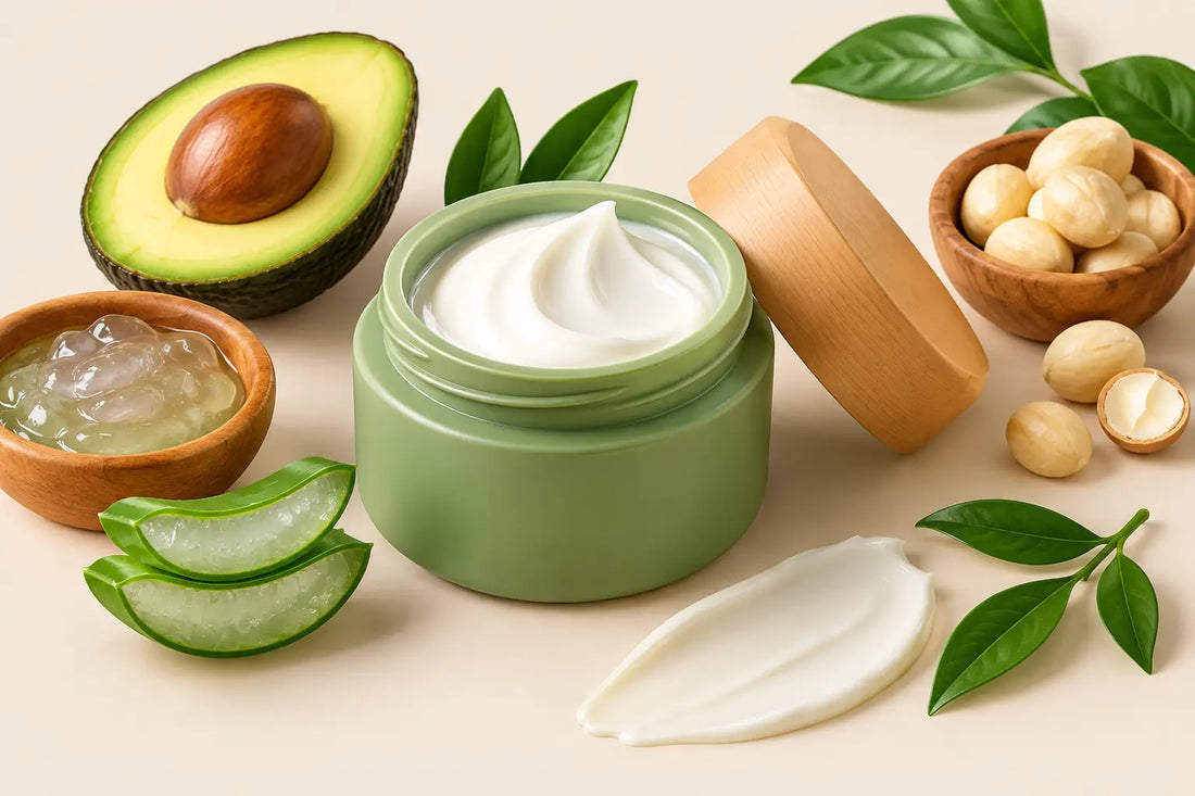 Análise de creme facial vegano sem complicações
