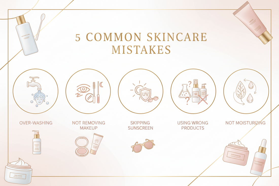 5 Common Skincare Mistakes and How to Avoid Them - Unnamed Cosmetics