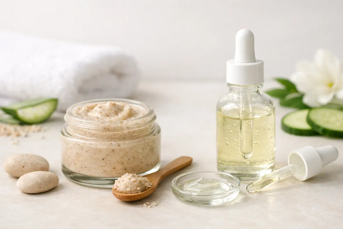 Esfoliante físico versus químico suave: qual escolher?
