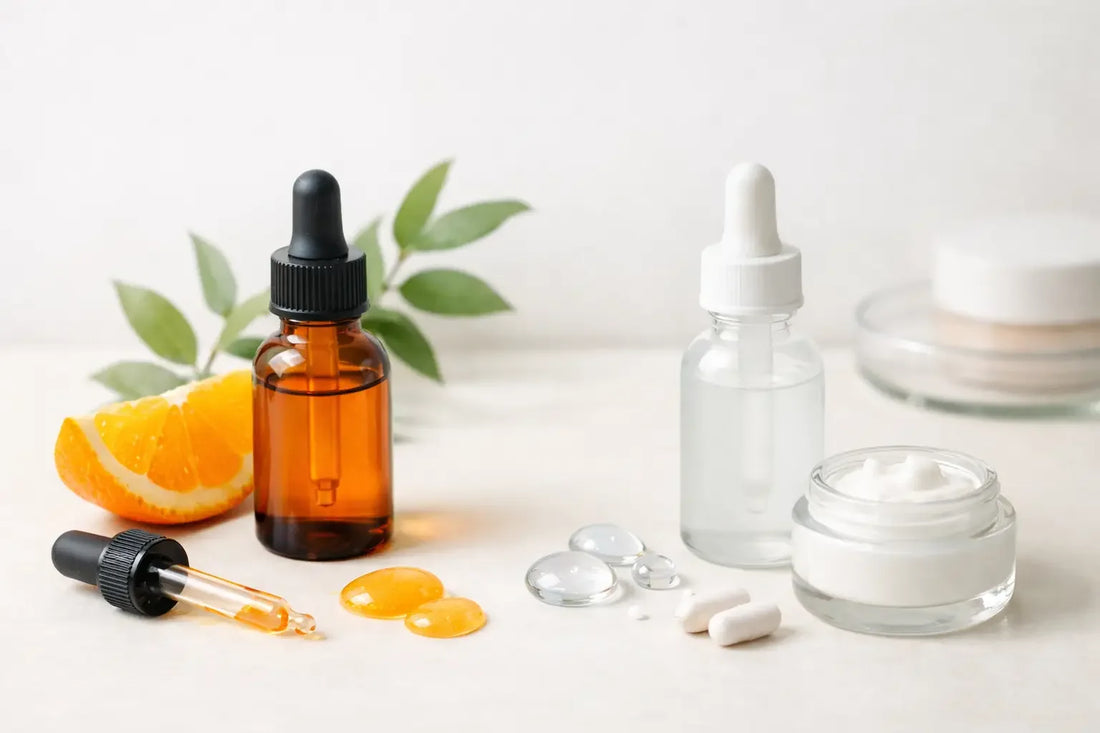 Como combinar vitamina C e niacinamida na rotina