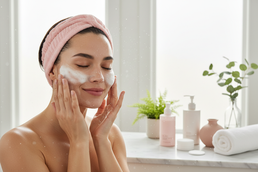 limpeza facial da pele