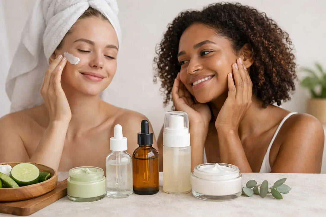Hassle-freand vegan facial routine