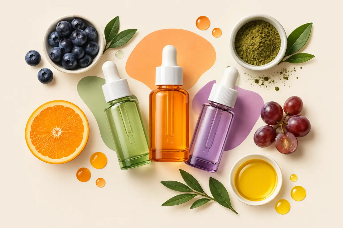 Como combinar antioxidantes faciais sem excessos