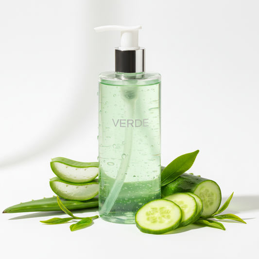 Gel de limpeza facial natural