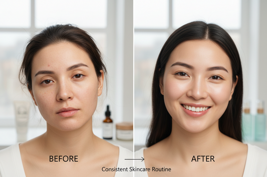 Skincare routine before after: o que muda