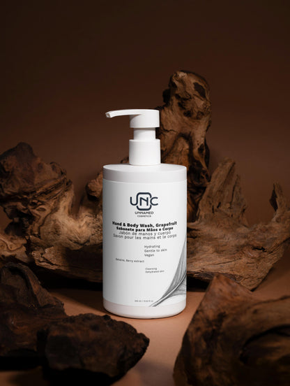 Jabón de manos y cuerpo | Aroma a uva | 400 ml | Unnamed Cosmetics 