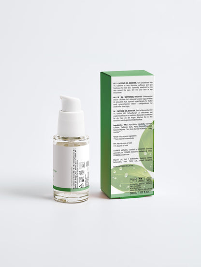Gel Booster Concentrado com 1% Cafeína | 30 ml | Unnamed Cosmetics