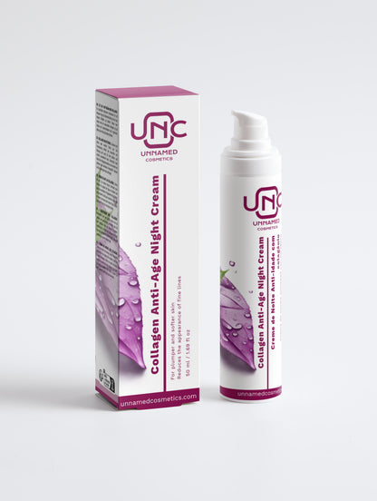 Creme de Noite Anti-Idade com Colagénio | 50 ml | Unnamed Cosmetics