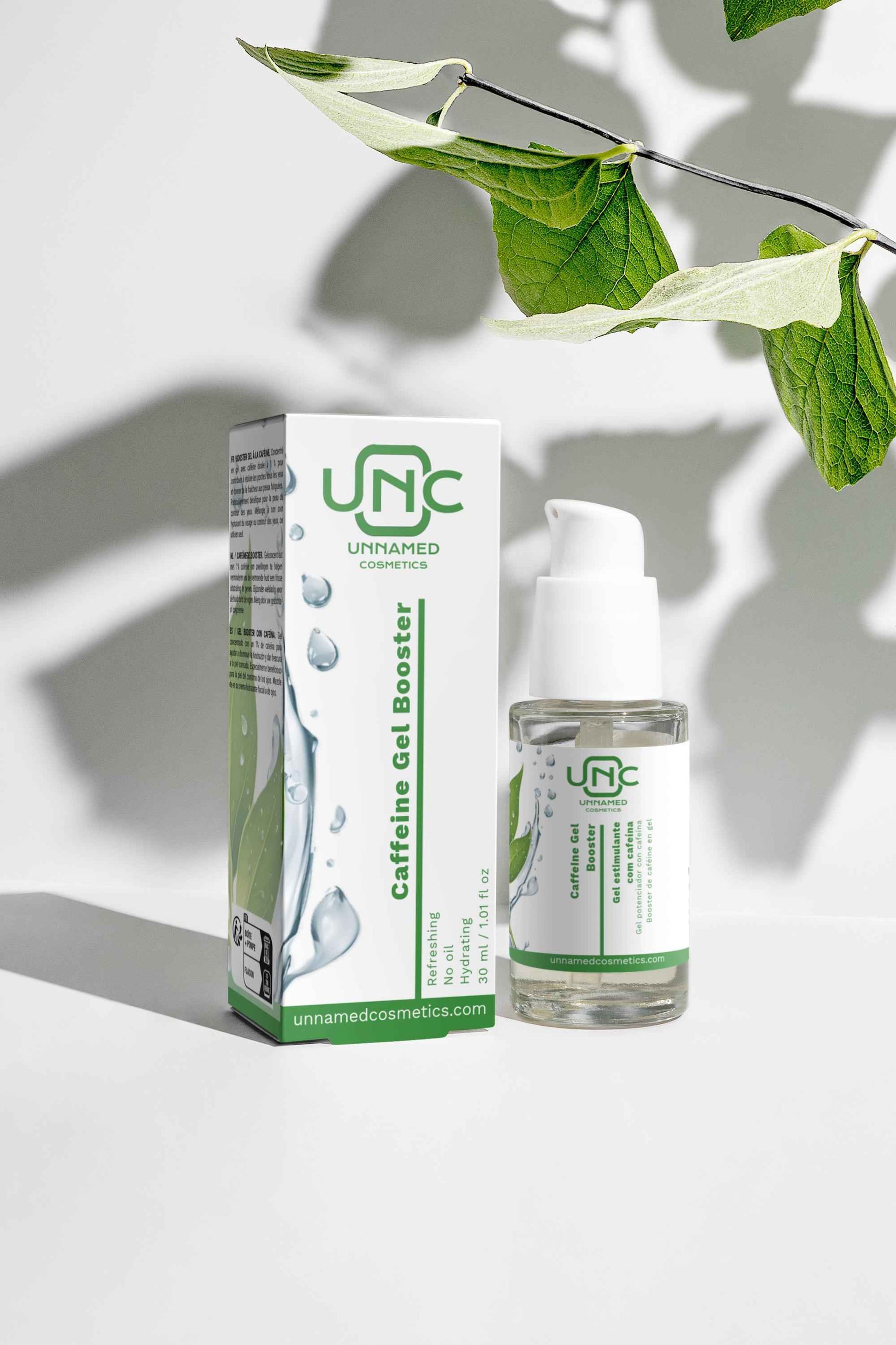 Gel Concentrado com 1% Cafeína | 30 ml | Unnamed Cosmetics